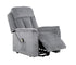 Stetson Power Lift Recliner - Chenille Grey Fabric