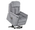 Stetson Power Lift Recliner - Chenille Grey Fabric