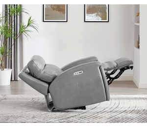 Denali Chair - Power Reclining w/ Power Headrest - Silver Grey