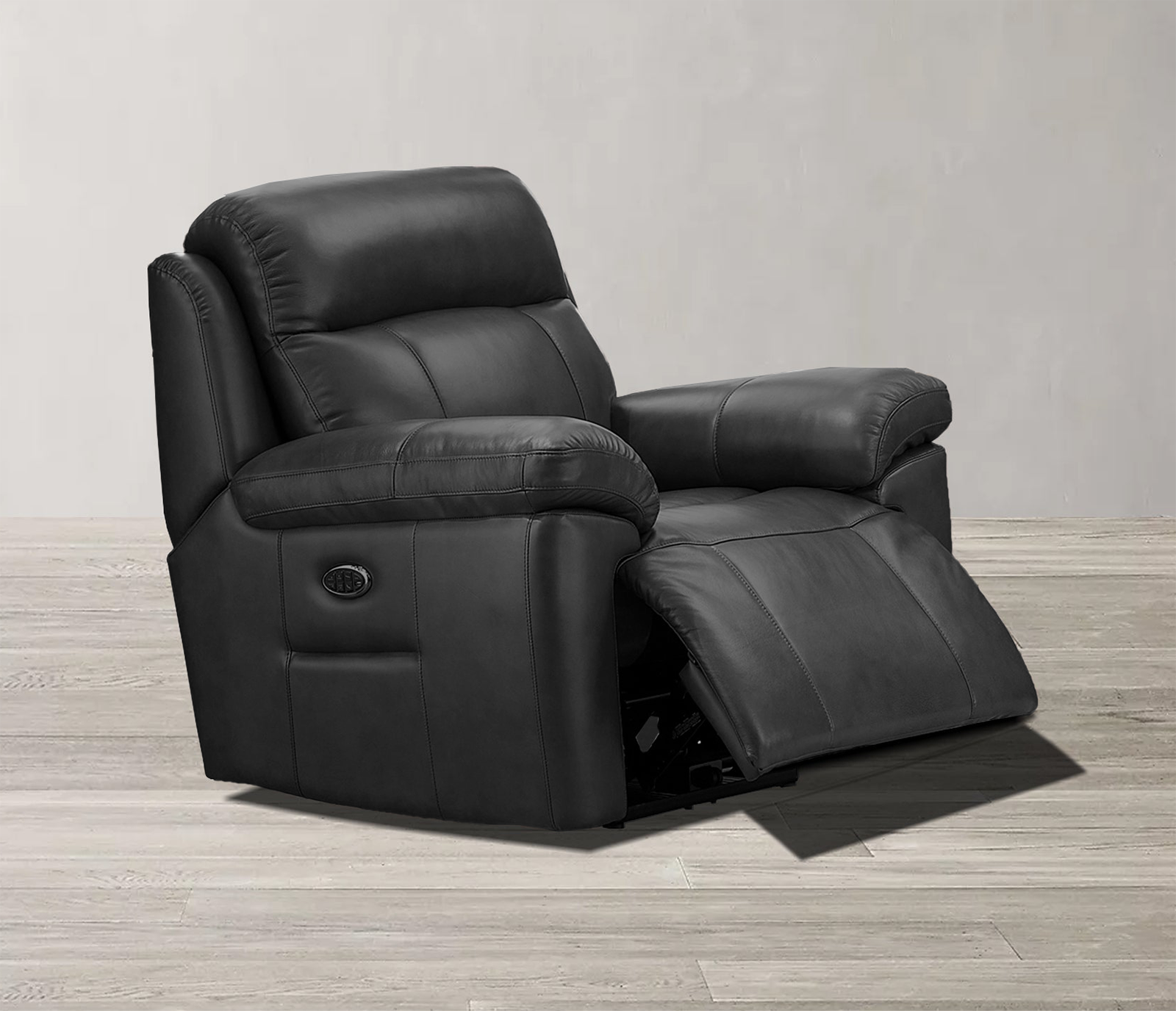 Marvel Chair - Triple Power - Black Leather
