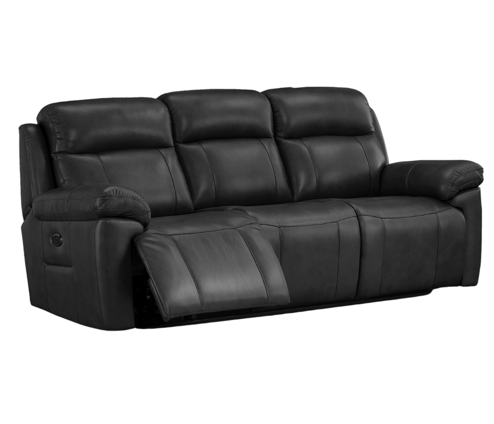 Marvel Sofa - Triple Power - Black Leather