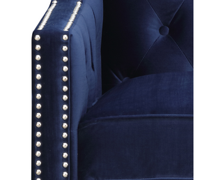 Tiffany Accent Chair - Navy Blue