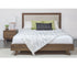 Brandon Upholstered Platform Bed - Caramel