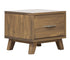 Brandon 1 Drawer Nightstand - Caramel