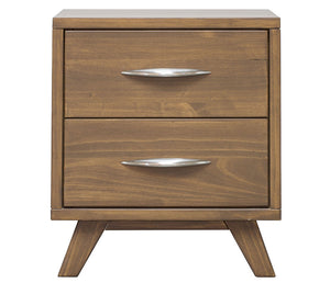 Brandon 2 Drawer Nightstand - Caramel