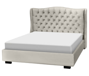 Catalina Upholstered Bed - Platinum