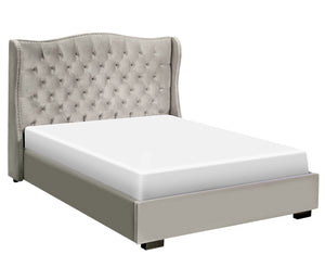 Catalina Upholstered Bed - Platinum