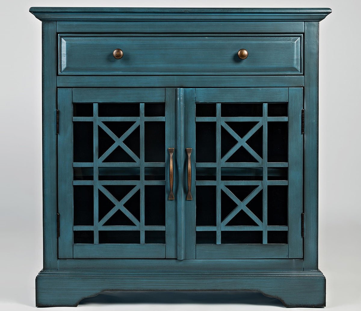 craftsman accent chest antique blue