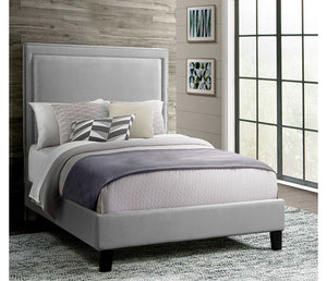 Ericson Upholstered Bed - Grey