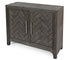Gramercy Chevron - 40" Accent Cabinet - Dark Grey