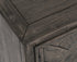 Gramercy Chevron - 40" Accent Cabinet - Dark Grey