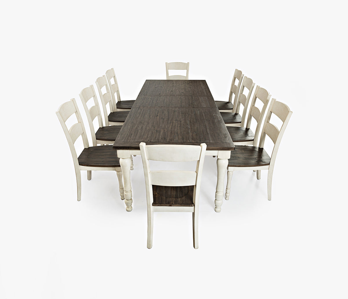 Madison County - Vintage White - 7 Piece Dining