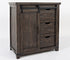 Madison County - Charcoal - 32″ Barn Door Accent Cabinet