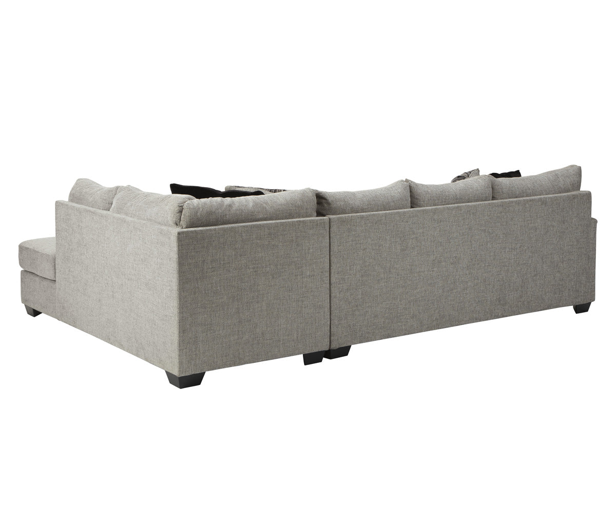 Storm 2 Piece Sectional - Grey Fabric